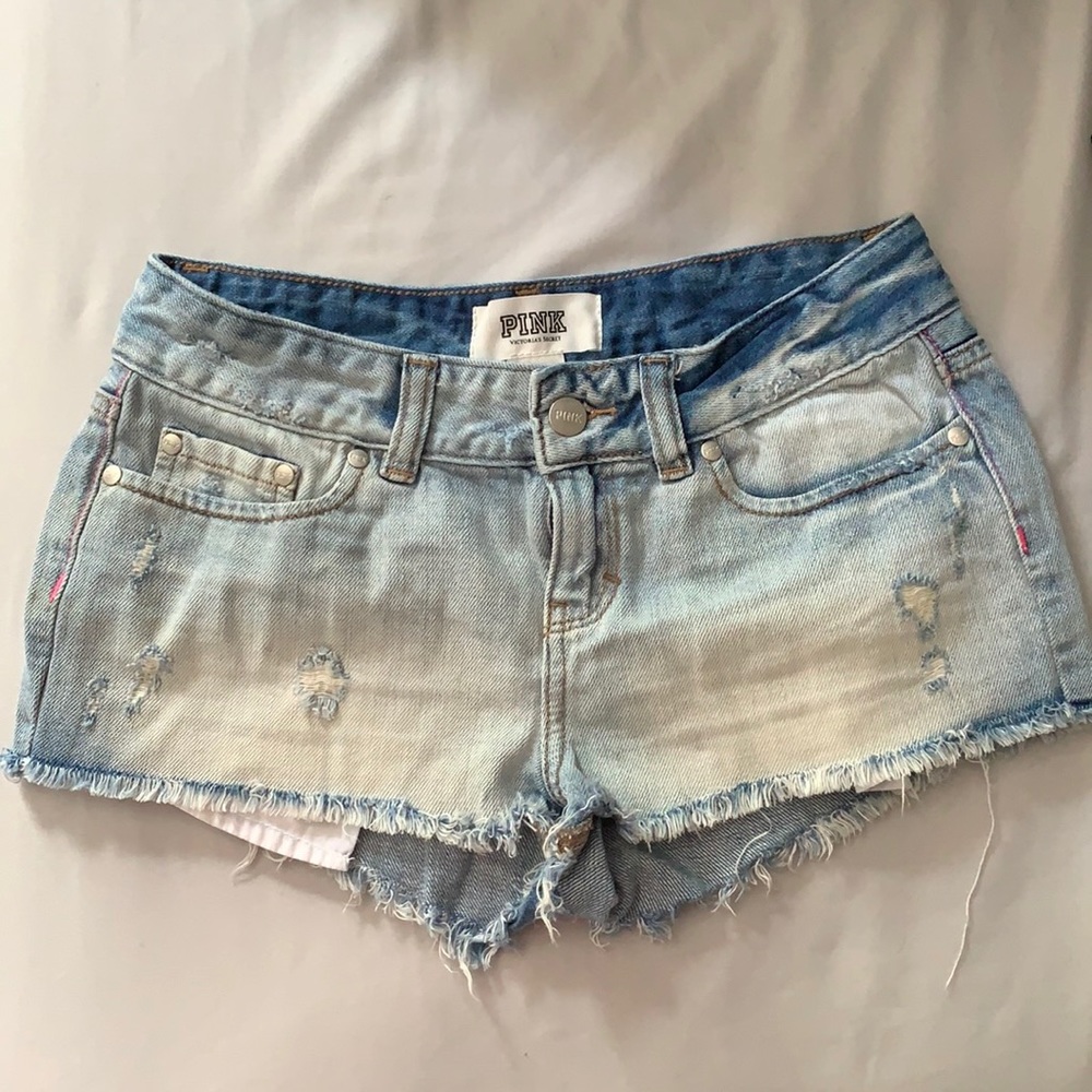 PINK Jean shorts